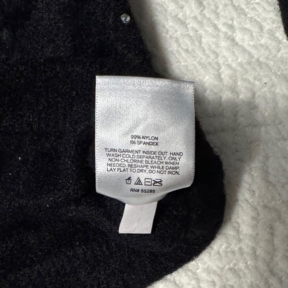 Express Cropped Rhinestone Black Sweater Size S - Picture 6 of 8